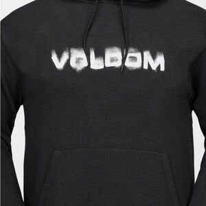Volcom Black Sweater with White Logo